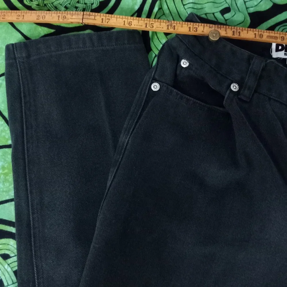 Vintage  DKNY Black Jeans Size 8 - Picture 6 of 12